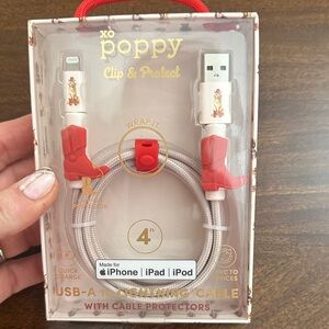 XO POPPY cowboy dog usb-A lighting cable charger